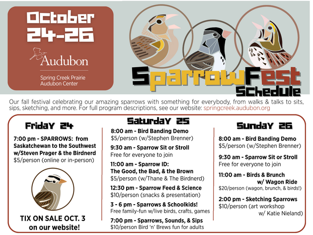 Fall FULL of Fun About Birds at Spring Creek Prairie