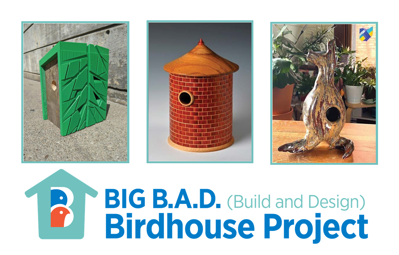 Functional art birdhouse