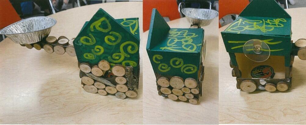 Creative art birdhouse