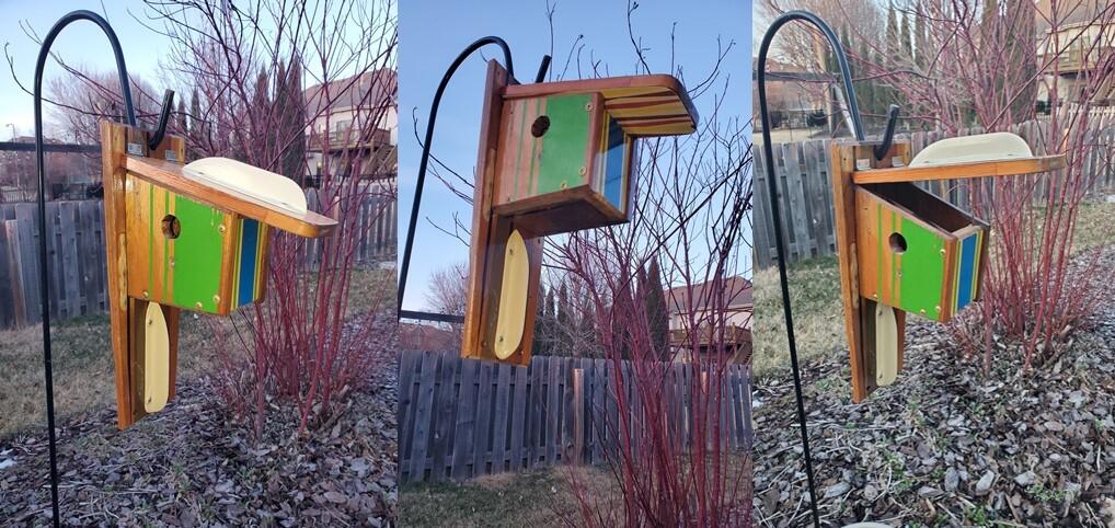 Creative art birdhouse