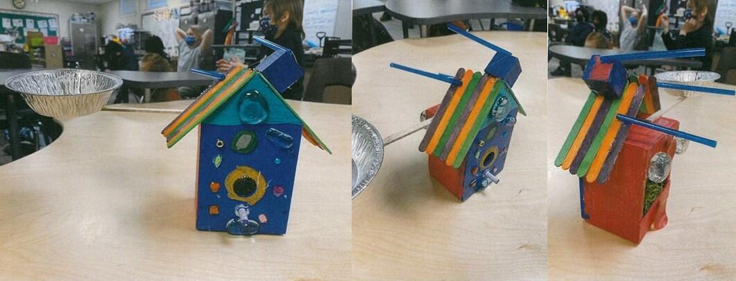 Creative art birdhouse