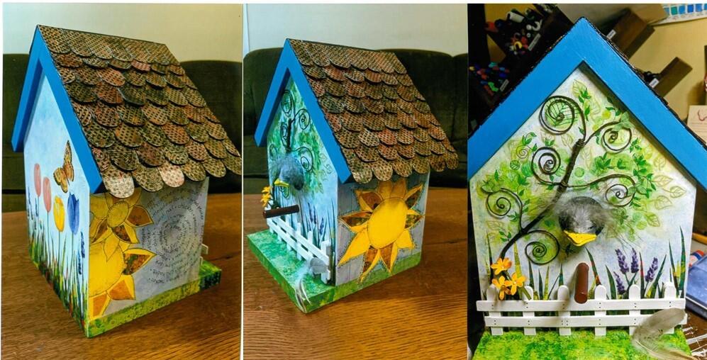 Creative art birdhouse