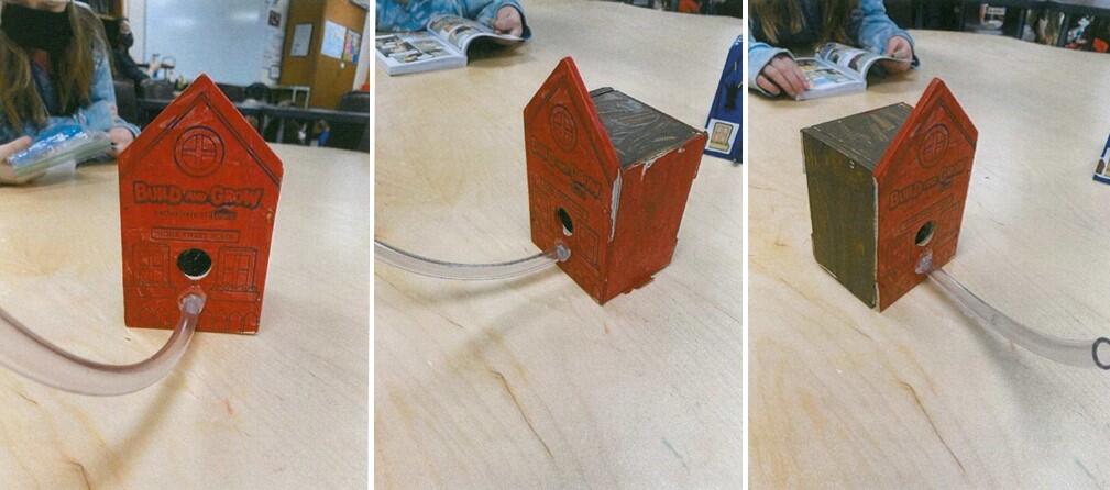 Functional art birdhouse