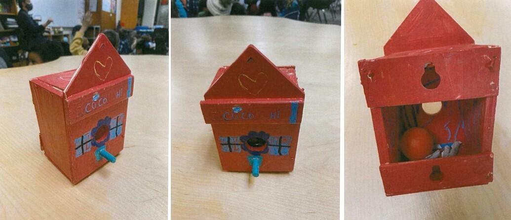 Functional art birdhouse